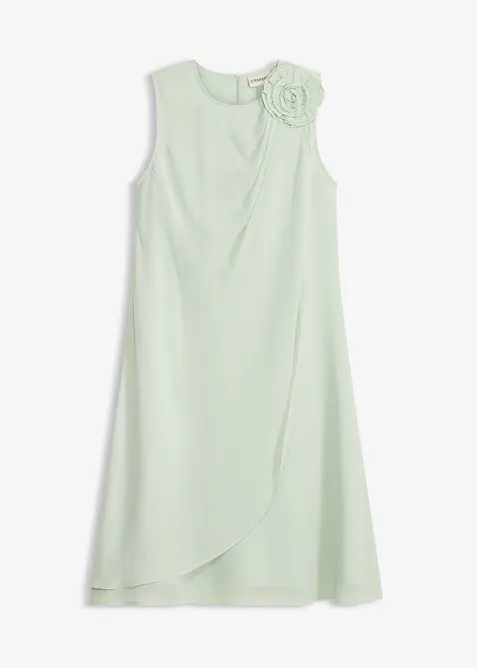 Robe de cocktail avec fleur appliqu&eacute;e, bonprix