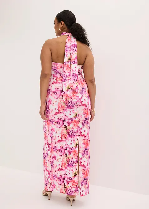 Robe de soir&eacute;e avec fleurs appliqu&eacute;es, bonprix