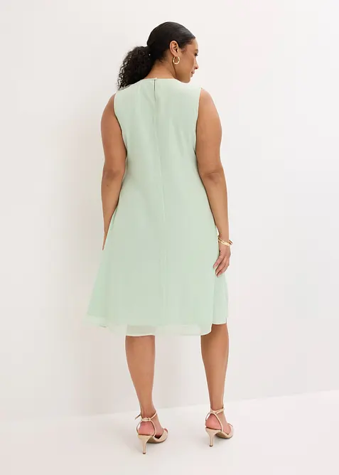 Robe de cocktail avec fleur appliqu&eacute;e, bonprix