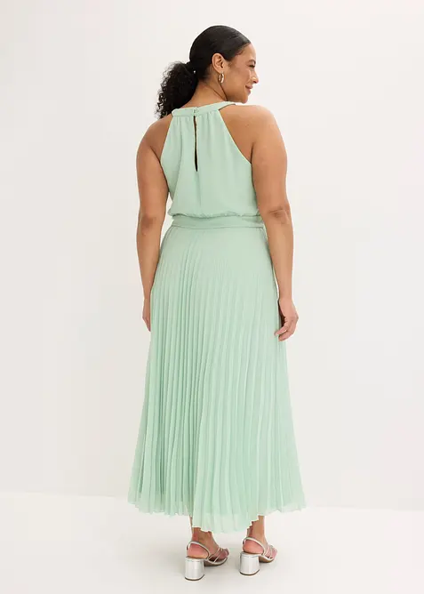 Robe de soir&eacute;e en mousseline pliss&eacute;e, bonprix