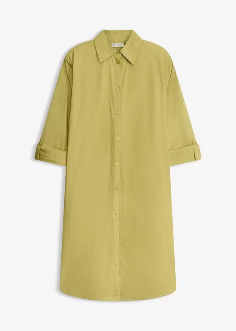 Robe-chemise en popeline de coton, bonprix