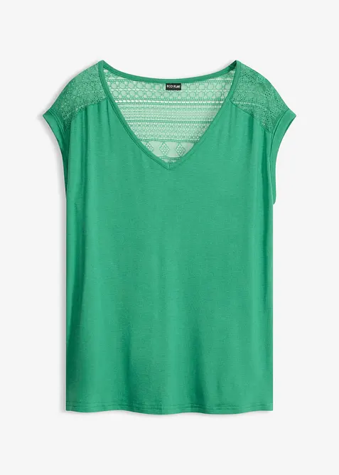 T-shirt doux en viscose extensible, bonprix
