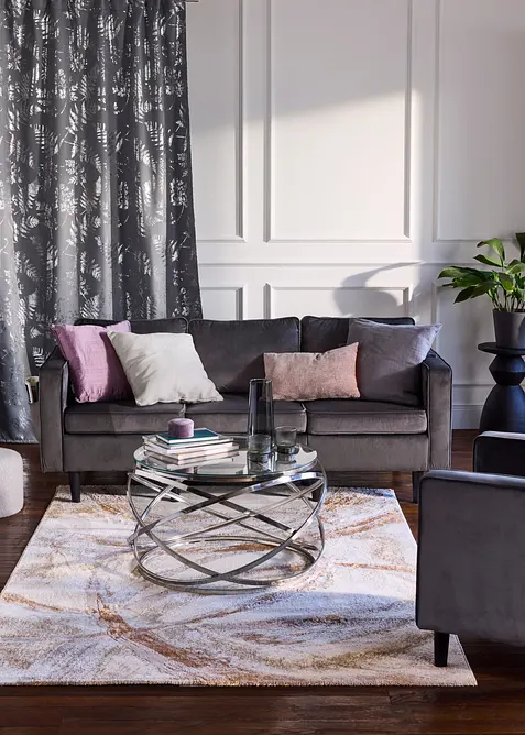 Rideau occultant &agrave; imprim&eacute; brillant (1 pce.), bonprix