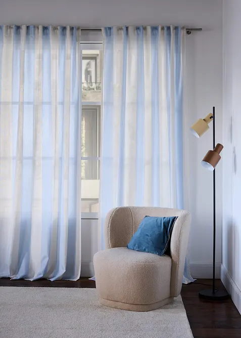 Rideau ray&eacute; (1 pce), aussi en XXL, bonprix