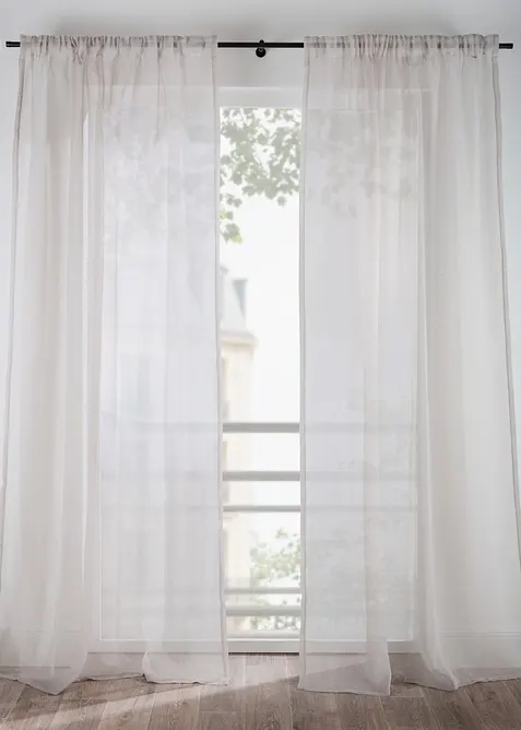 Voilage finement textur&eacute; (1 pce), bonprix