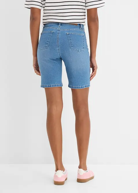 Bermuda en jean, taille mi-haute, bonprix