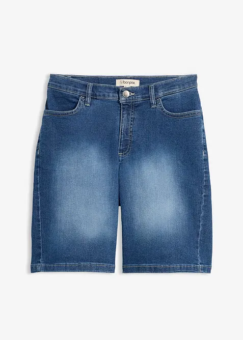 Bermuda en jean, taille mi-haute, bonprix