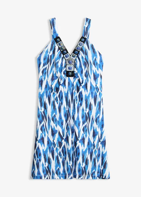 Robe trap&egrave;ze en jersey, bonprix