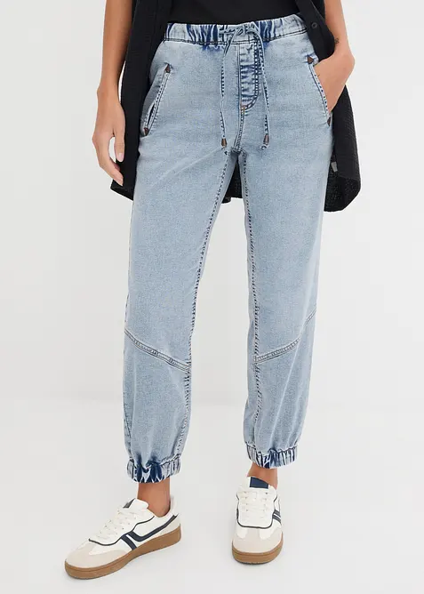 Jegging taille mi-haute, extensible, bonprix