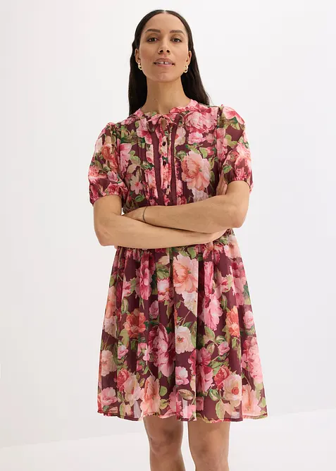 Robe-tunique &agrave; dentelle, bonprix