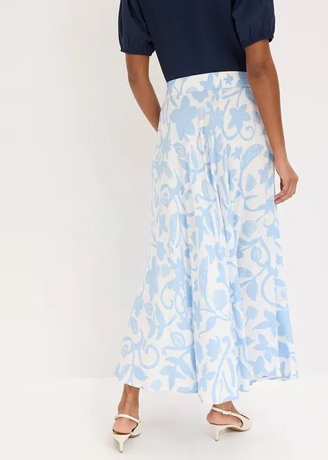 Jupe longue et fluide en viscose, bonprix