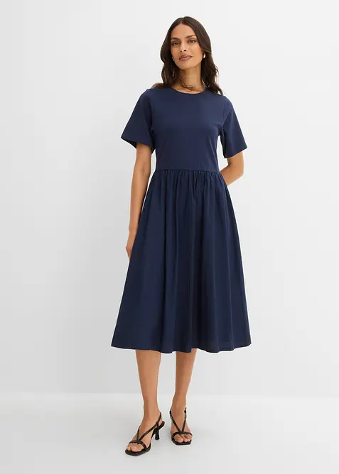Robe midi 100% coton, bonprix
