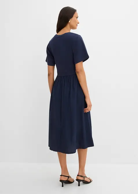 Robe midi 100% coton, bonprix