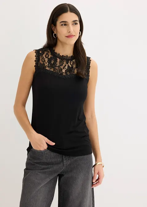 Top doux en viscose extensible, bonprix
