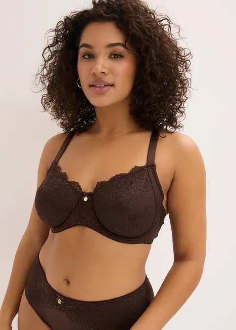 Soutien-gorge &agrave; armatures, d&eacute;tails brillants, bonprix