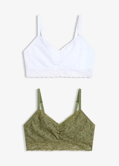 Lot de 2 brassi&egrave;res, bonprix