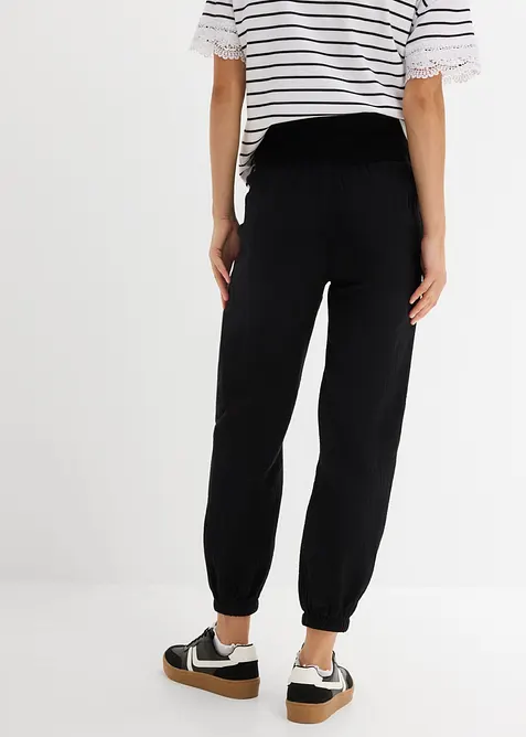 Pantalon de grossesse 2en1, 100% gaze de coton, bonprix