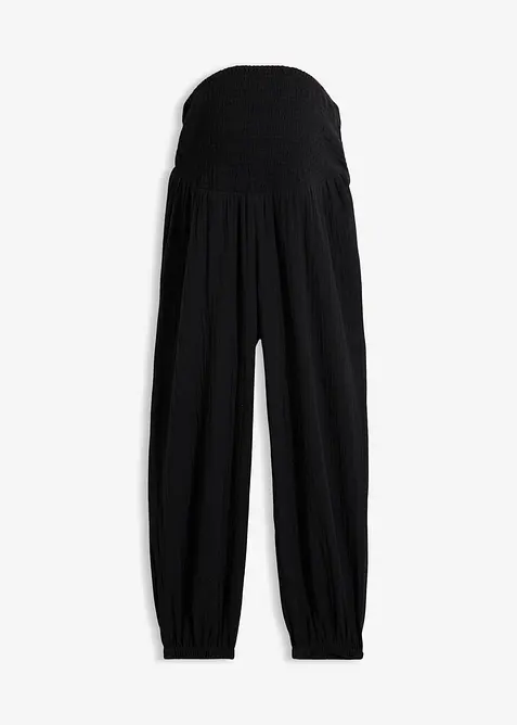 Pantalon de grossesse 2en1, 100% gaze de coton, bonprix