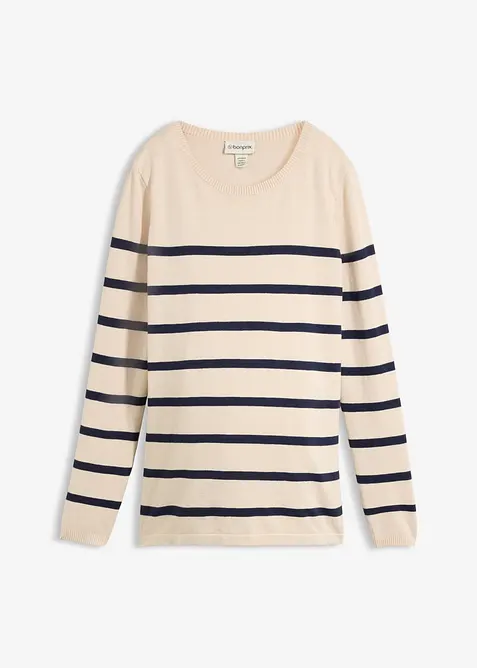 Pull de grossesse et d&rsquo;allaitement en maille l&eacute;g&egrave;re, bonprix