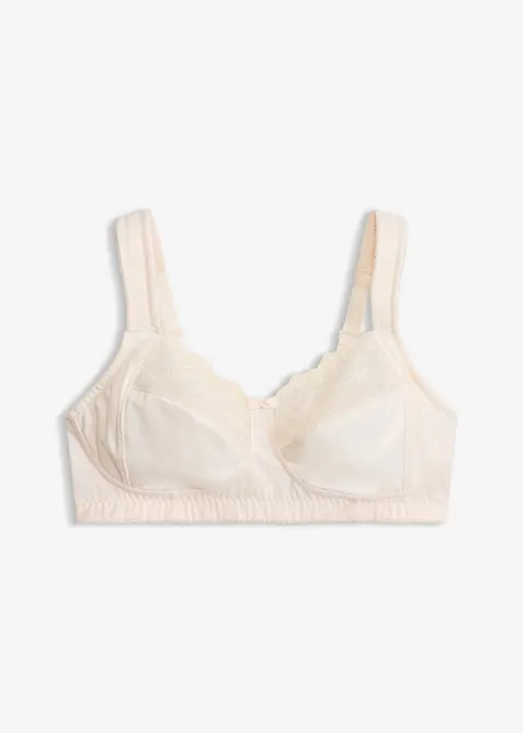 Soutien-gorge grand maintien sans armatures, bretelles rembourr&eacute;es, bonprix