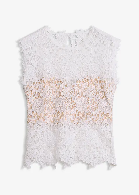 Top en dentelle, bonprix