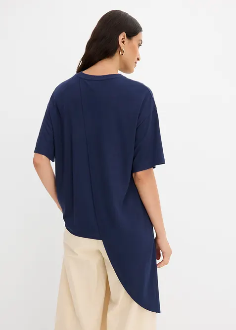 T-shirt doux en modal m&eacute;lang&eacute;, bonprix