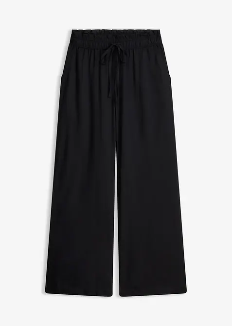 Pantalon palazzo en mati&egrave;re l&eacute;g&egrave;re et a&eacute;rienne, bonprix