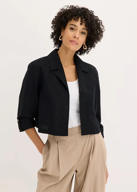 Veste en lin et coton, bonprix