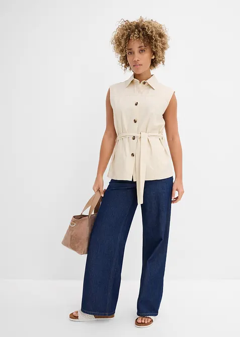 Gilet sans manches, 100% coton, bonprix