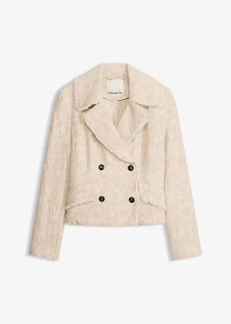 Veste mi-saison en jacquard de coton, bonprix