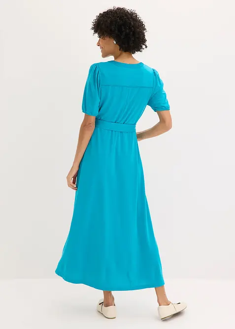 Robe midi avec ceinture &agrave; nouer (ens. 2 pces), bonprix