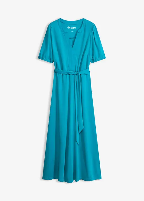 Robe midi avec ceinture &agrave; nouer (ens. 2 pces), bonprix