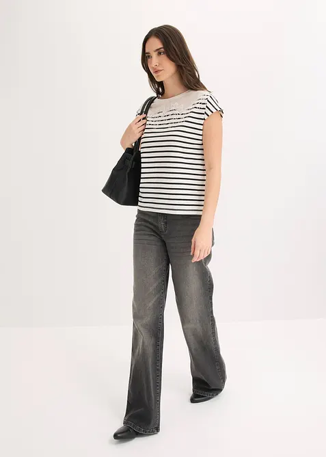 T-shirt en viscose extensible, bonprix