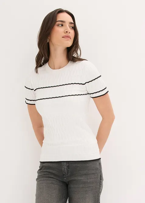 Pull &agrave; manches courtes, bonprix