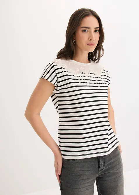T-shirt en viscose extensible, bonprix
