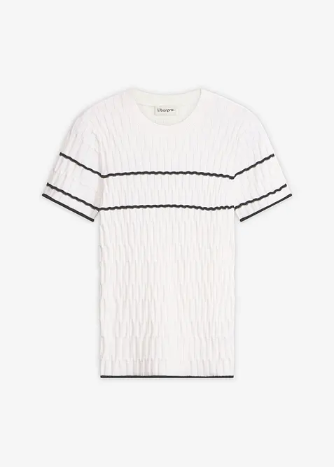 Pull &agrave; manches courtes, bonprix