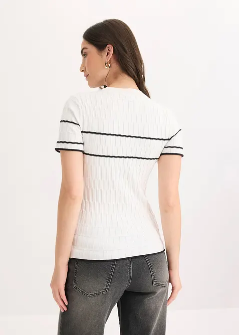 Pull &agrave; manches courtes, bonprix