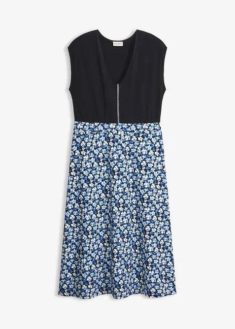 Robe midi en jersey viscose, bonprix