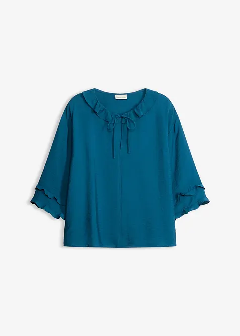 Blouse boh&egrave;me en  fine viscose m&eacute;lang&eacute;e, bonprix