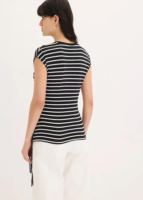 T-shirt avec drap&eacute;, bonprix