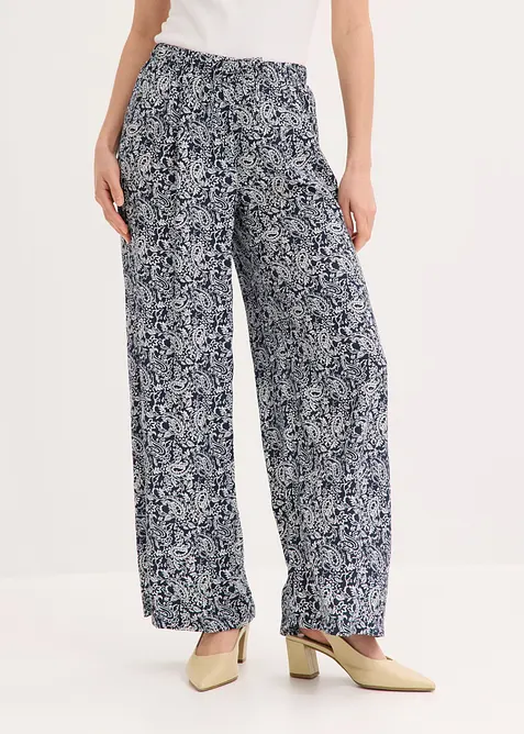 Pantalon &agrave; taille &eacute;lastiqu&eacute;e, bonprix
