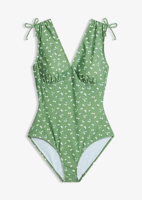 Maillot 1 pi&egrave;ce sculptant &agrave; larges bretelles, maintien l&eacute;ger, bonprix