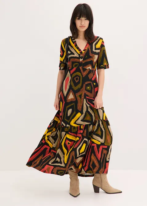 Robe longue en jersey viscose, bonprix