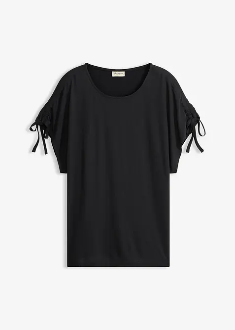 T-shirt doux en modal m&eacute;lang&eacute;, bonprix