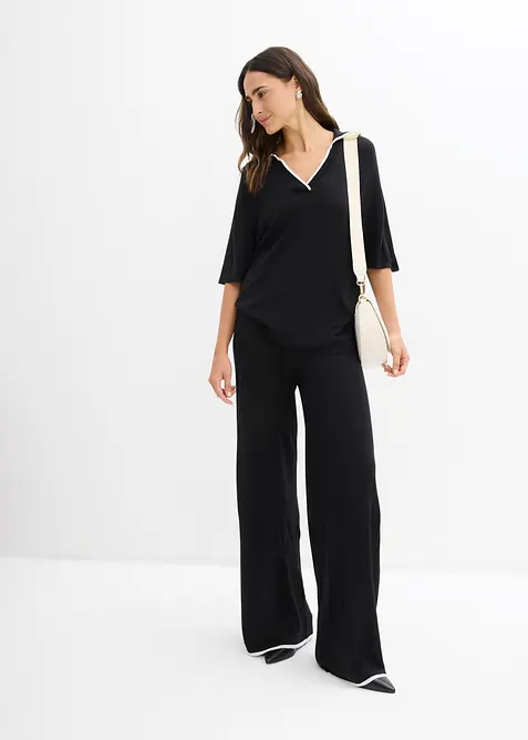 Pantalon en maille fine, bonprix