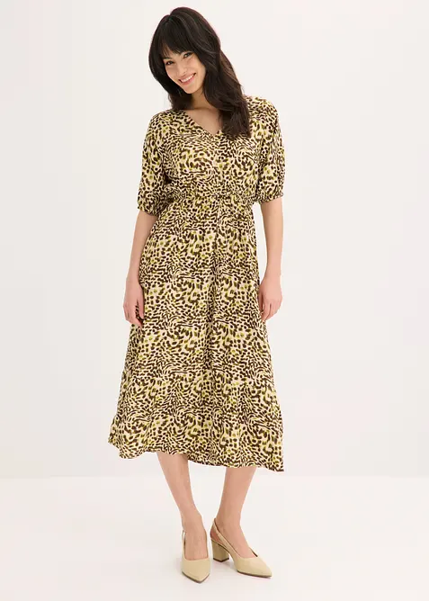 Robe midi en viscose fluide, bonprix