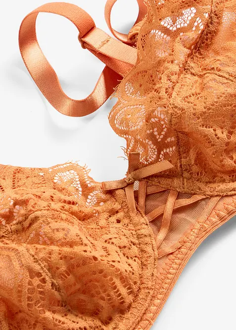 Soutien-gorge &agrave; armatures et dentelle orientale, bonprix