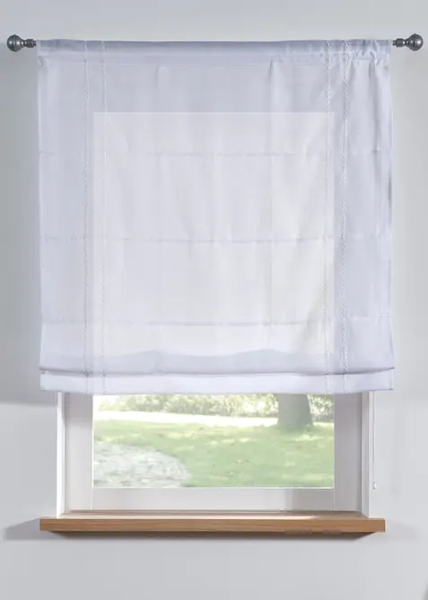 Store pliss&eacute; brod&eacute;, dans diverses tailles, bonprix