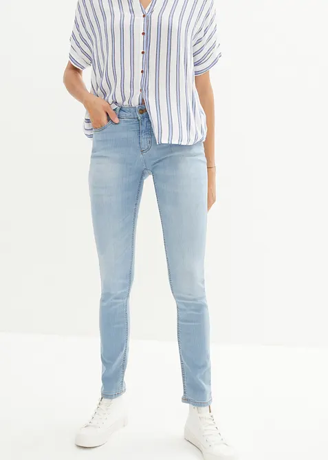 Jean skinny taille mi-haute, extensible, bonprix
