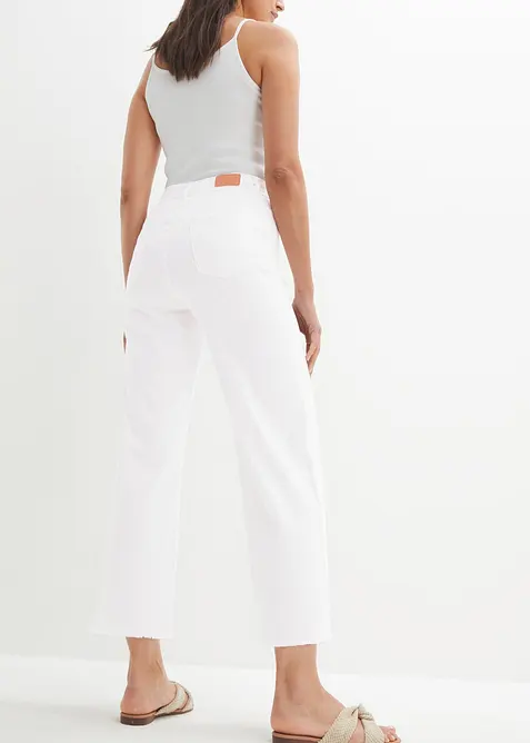 Jean large 7/8 extensible, bonprix